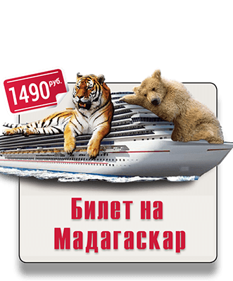 Квест в Московском зоопарке IQ 365 Билет на Мадагаскар IQ 365 квест в Зоопарке